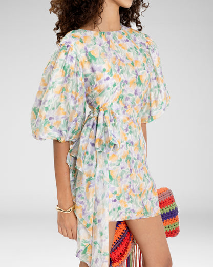 Ethereal Bloom Mini Dress
