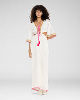 Rose Bloom Dress — off white