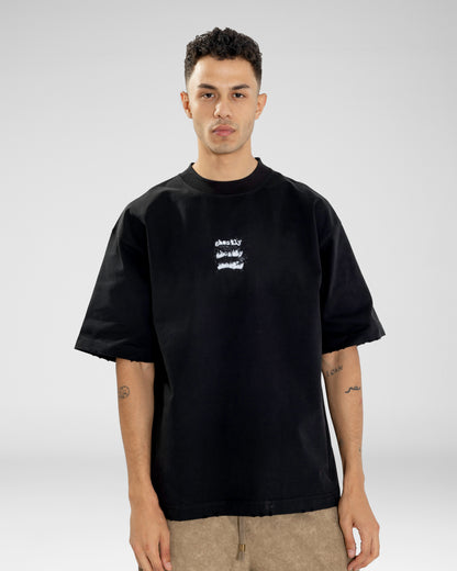 Core Oversized Tee in Black