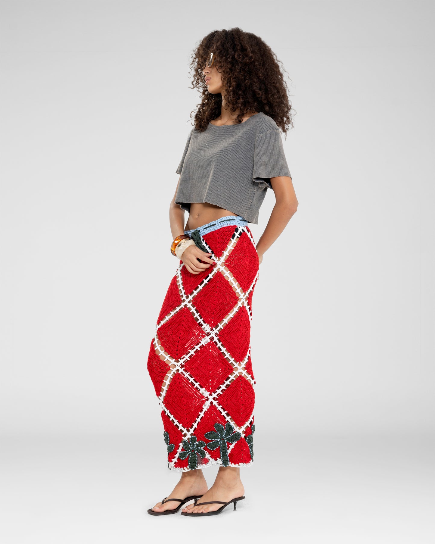 Garden Trellis Crochet Skirt