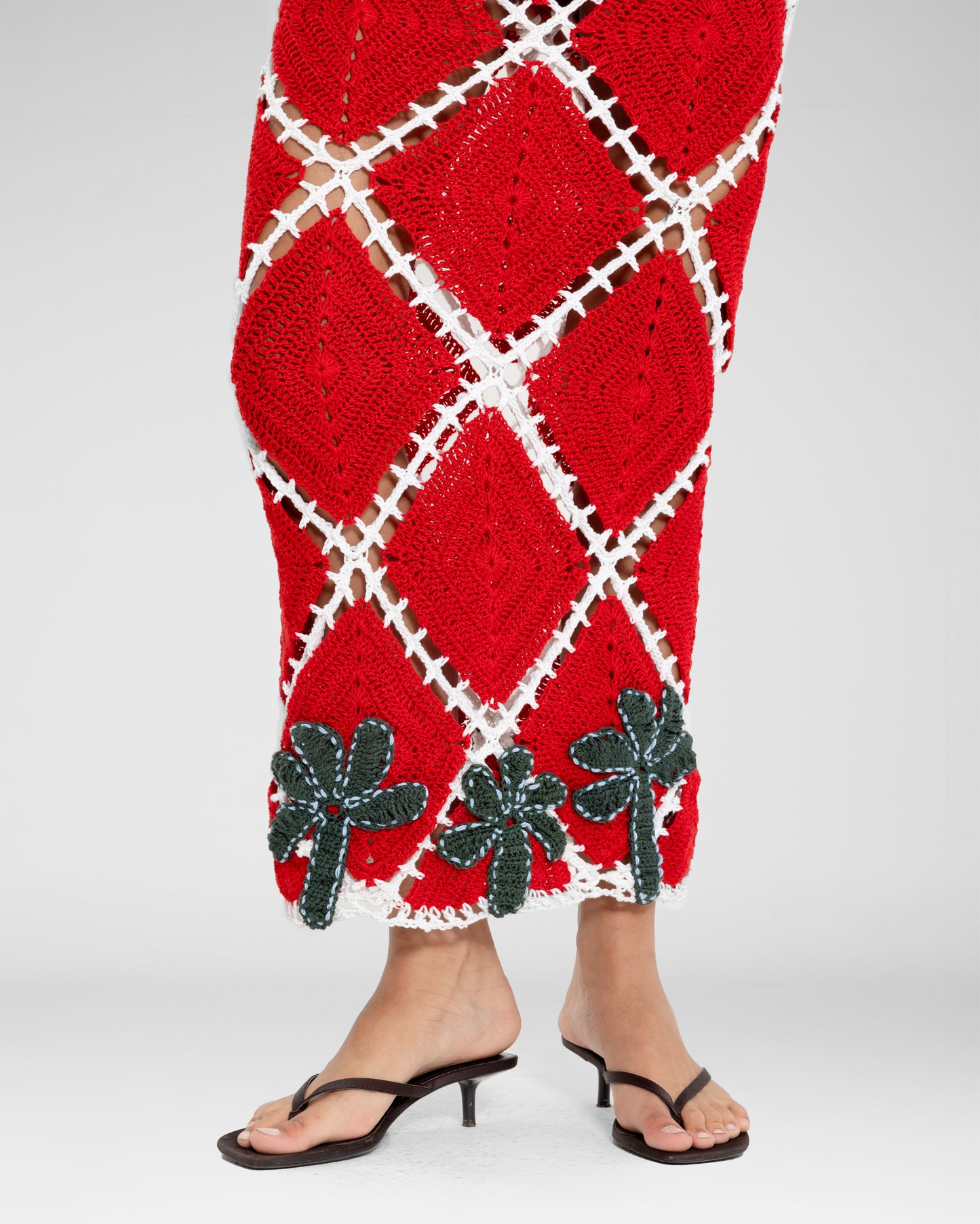 Garden Trellis Crochet Skirt