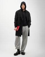 Outfield Hooded Coat — Black
