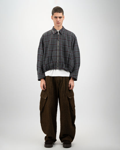 Plaid Field Zip Jacket