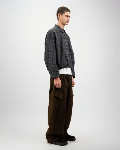 Plaid Field Zip Jacket