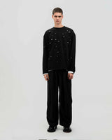 Breakline Long Sleeve Tee — Black
