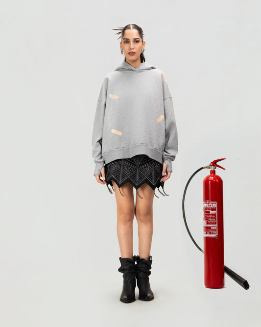 Bandage Repair Hoodie