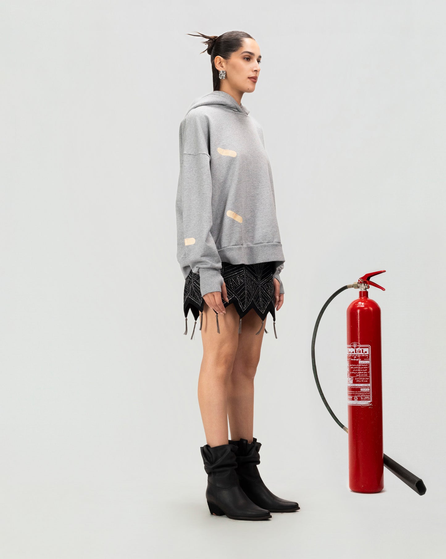 Bandage Repair Hoodie