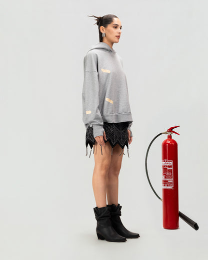 Bandage Repair Hoodie