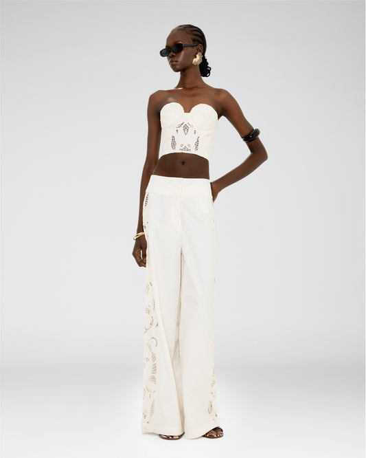 Floral Cutwork Set
