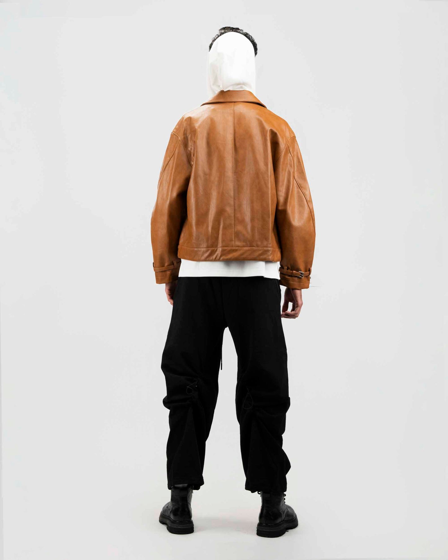 Amber Leather Zip Jacket