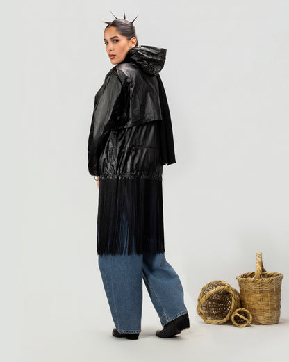 Midnight Fringe Zip Jacket