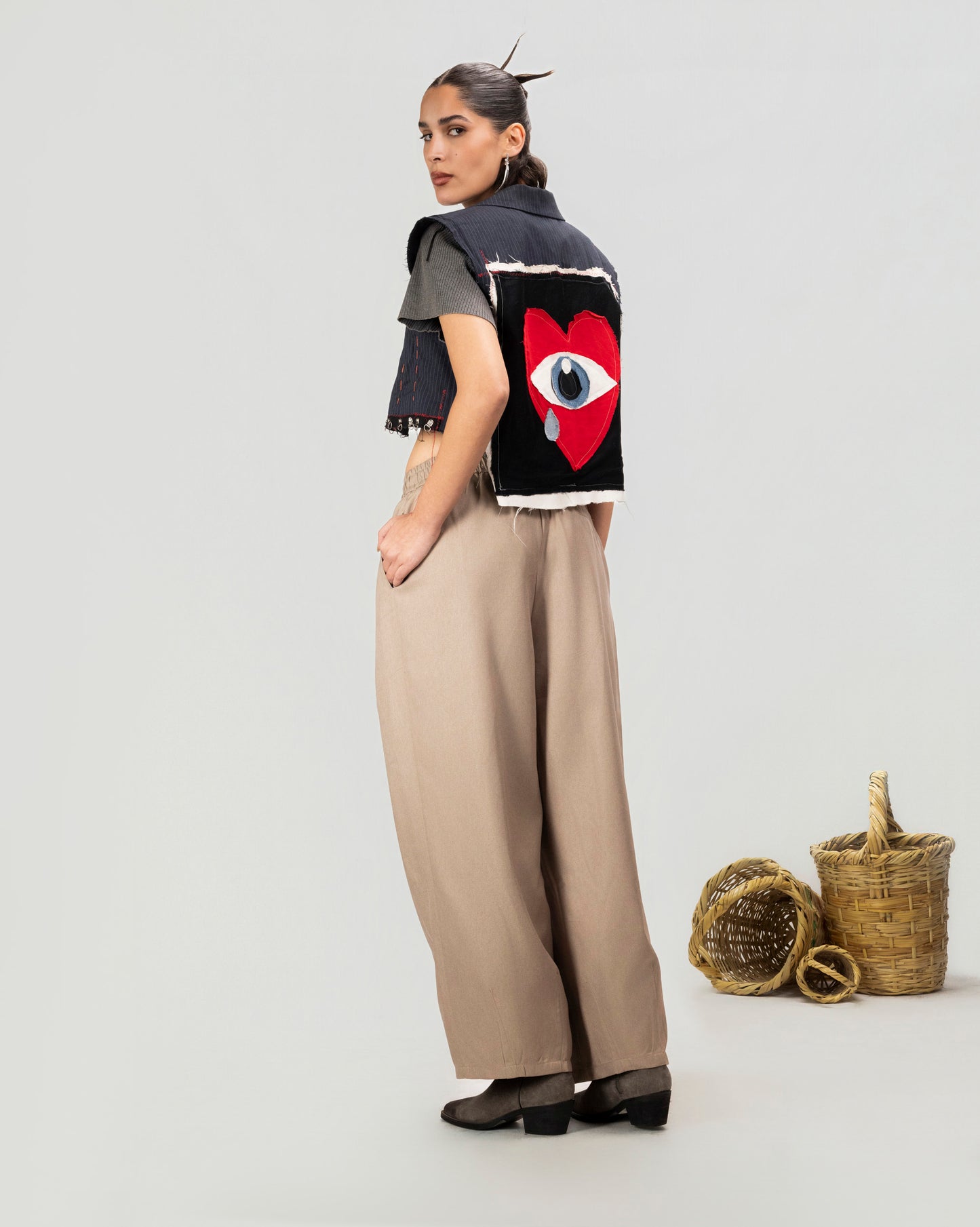 Soft Pleat Wide Pant