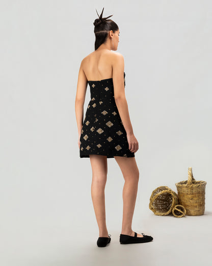 Gilded Night Mini Dress