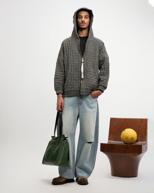 Crossgrain Hood Jacket