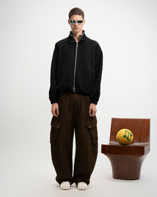 Stand Collar Zip Jacket