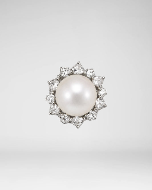 Pearl Halo Brooch