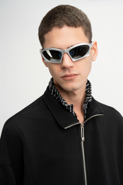 Stand Collar Zip Jacket