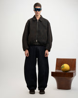 Hardline Collar Jacket — Brown