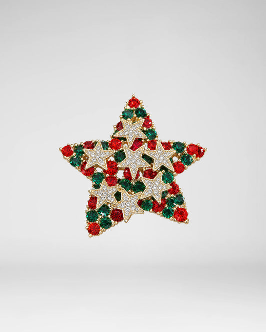 Christmas Star Brooch