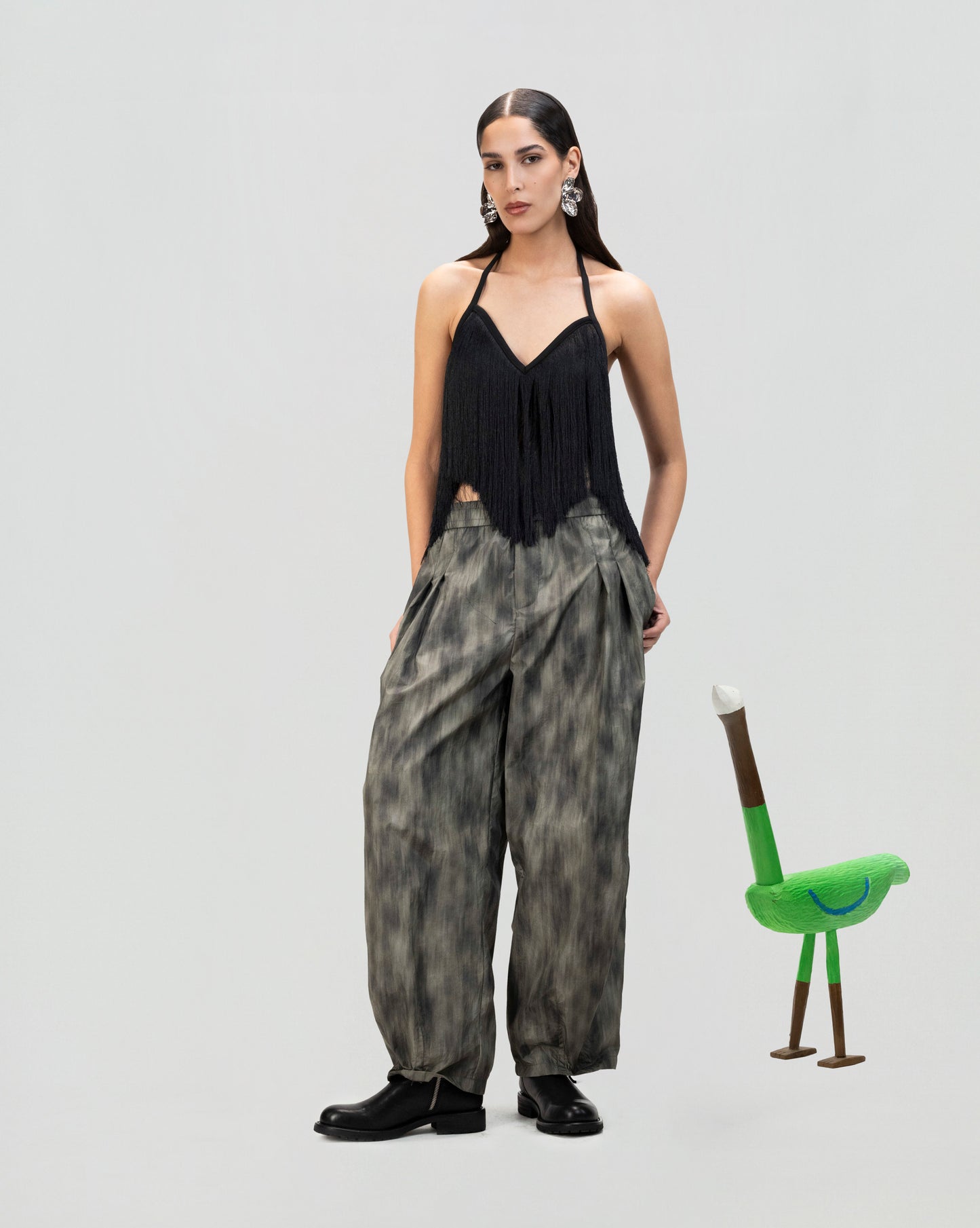 Midnight Fringe Camisole