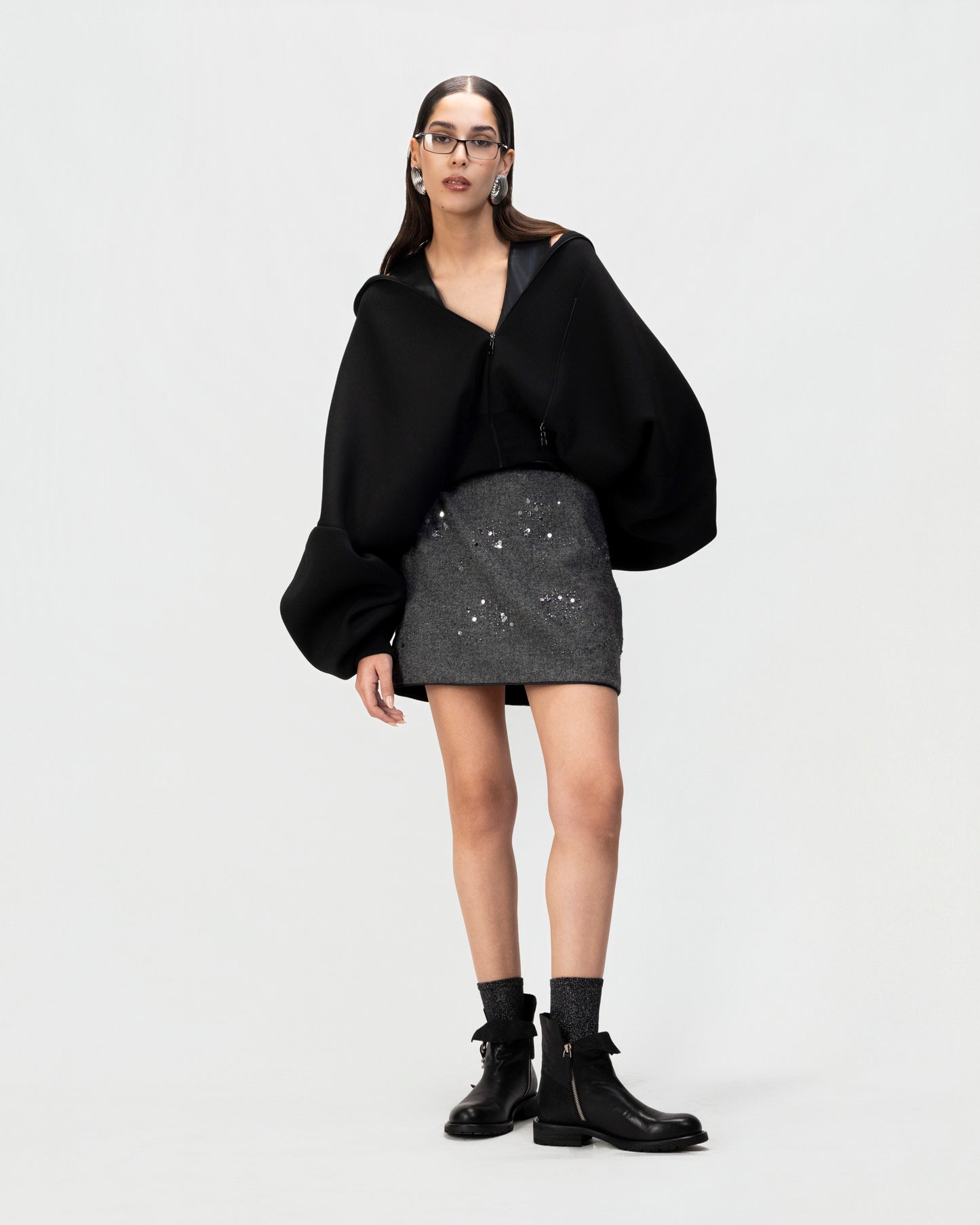 Ashlight Sequin Mini Skirt