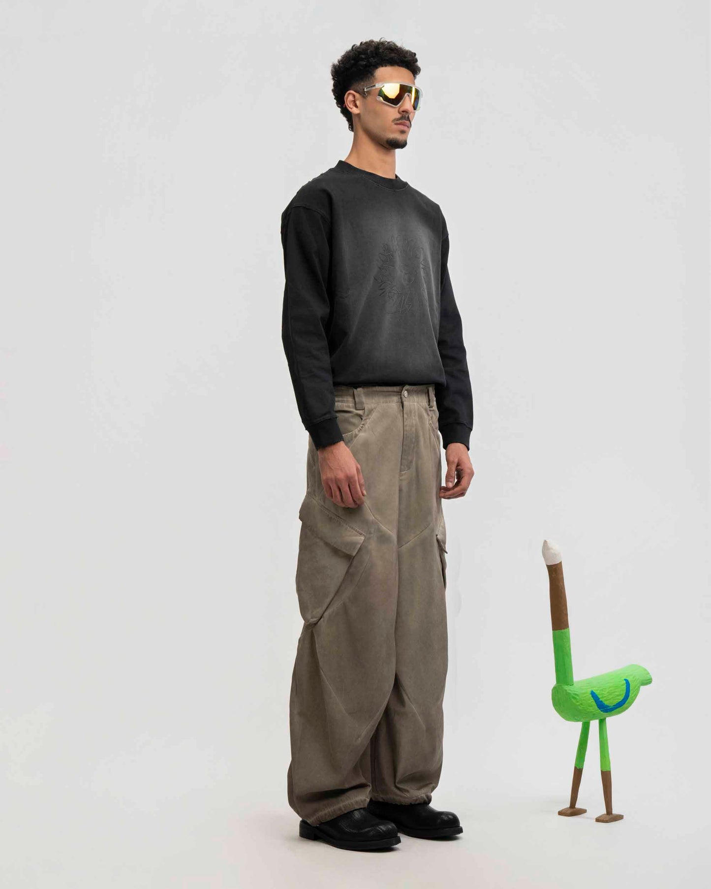 Faded Crest Sweatshirt