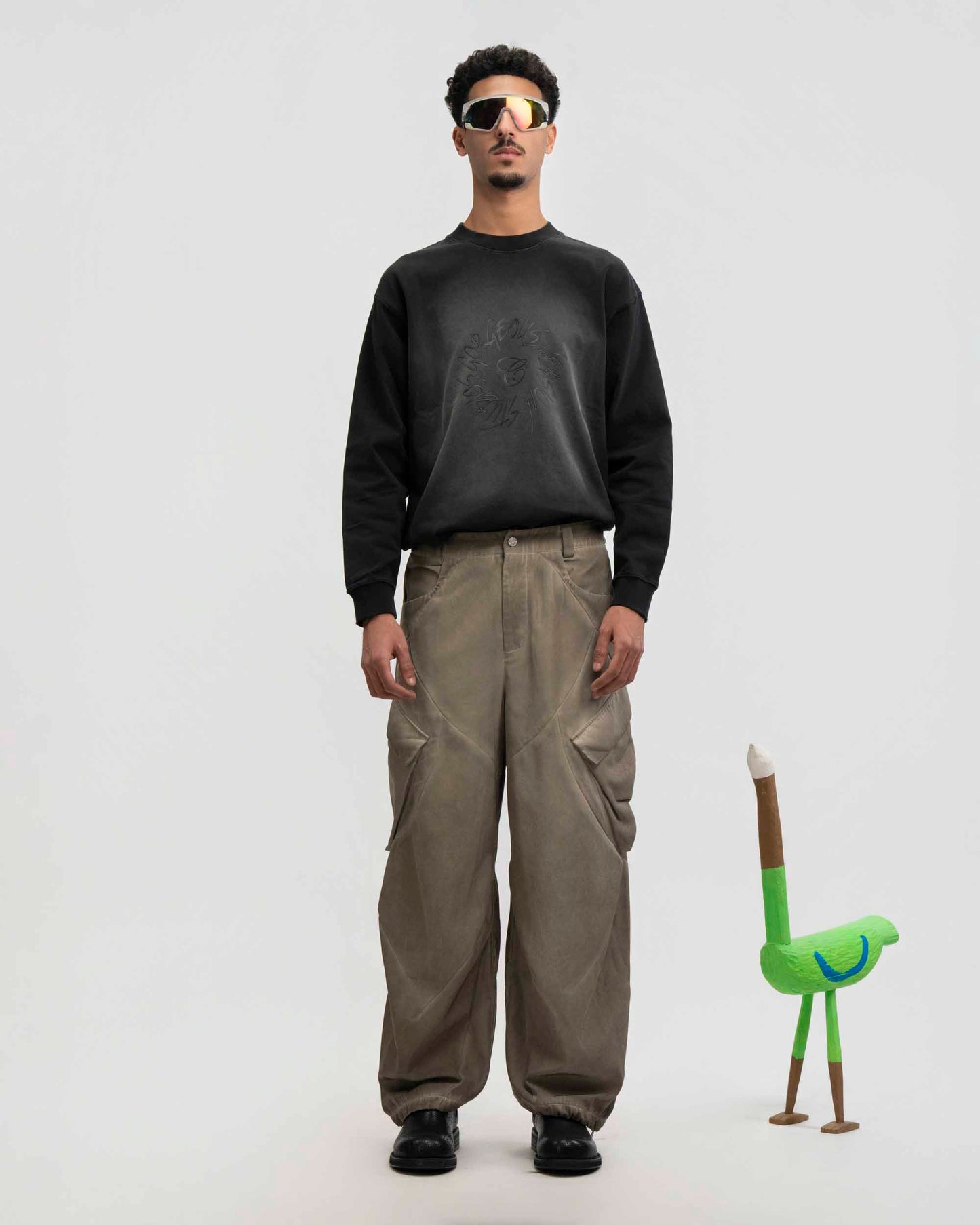 Faded Crest Sweatshirt