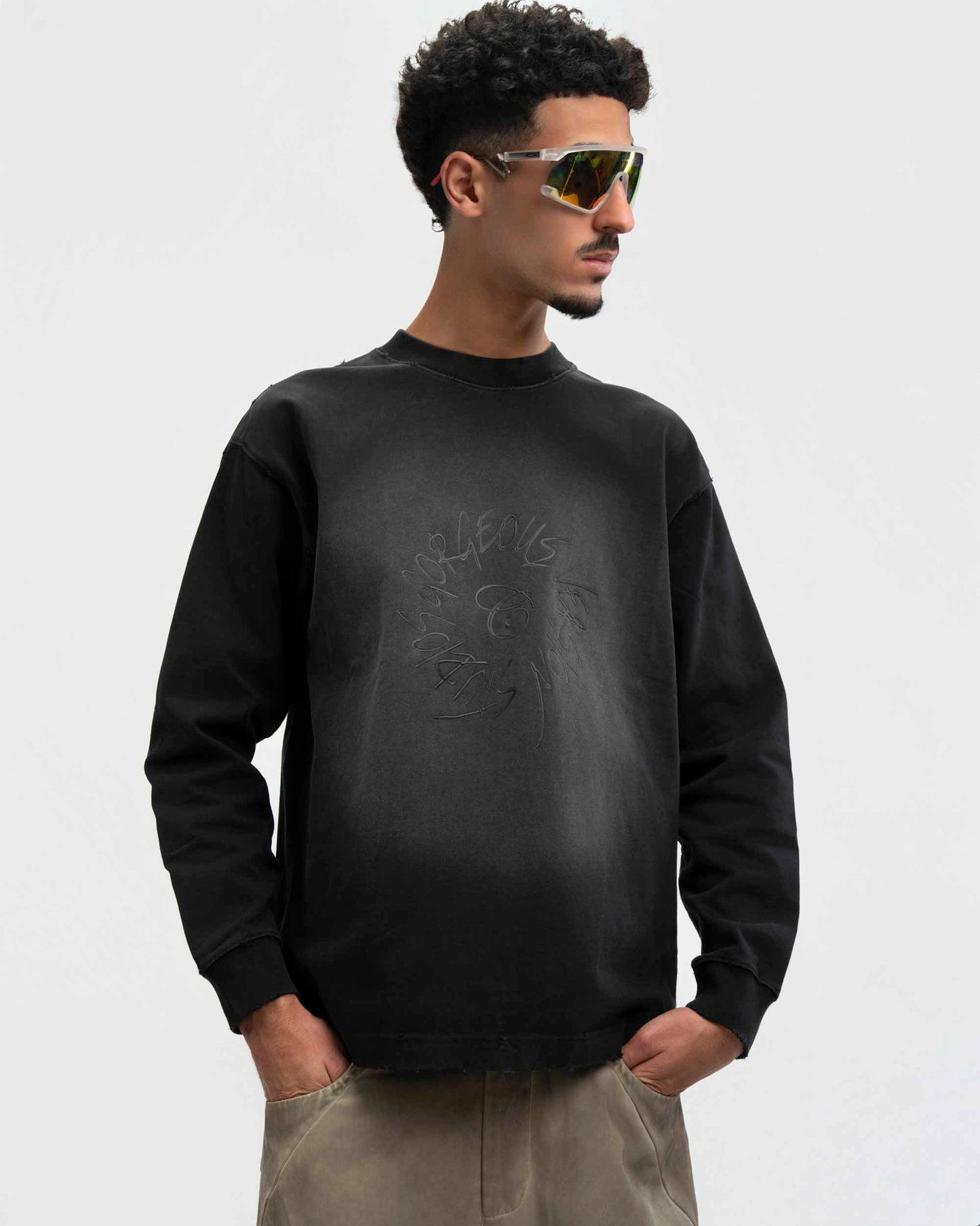 Faded Crest Sweatshirt