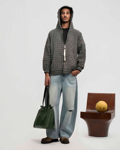 Crossgrain Hood Jacket