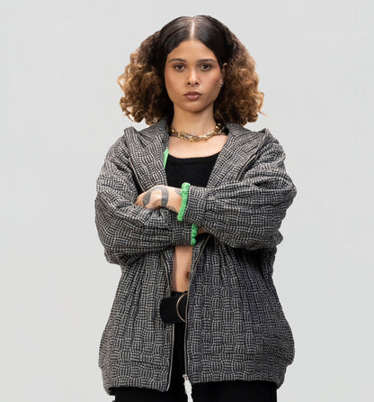 Crinkle Zip Jacket
