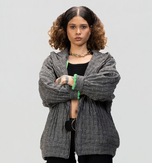 Crinkle Zip Jacket