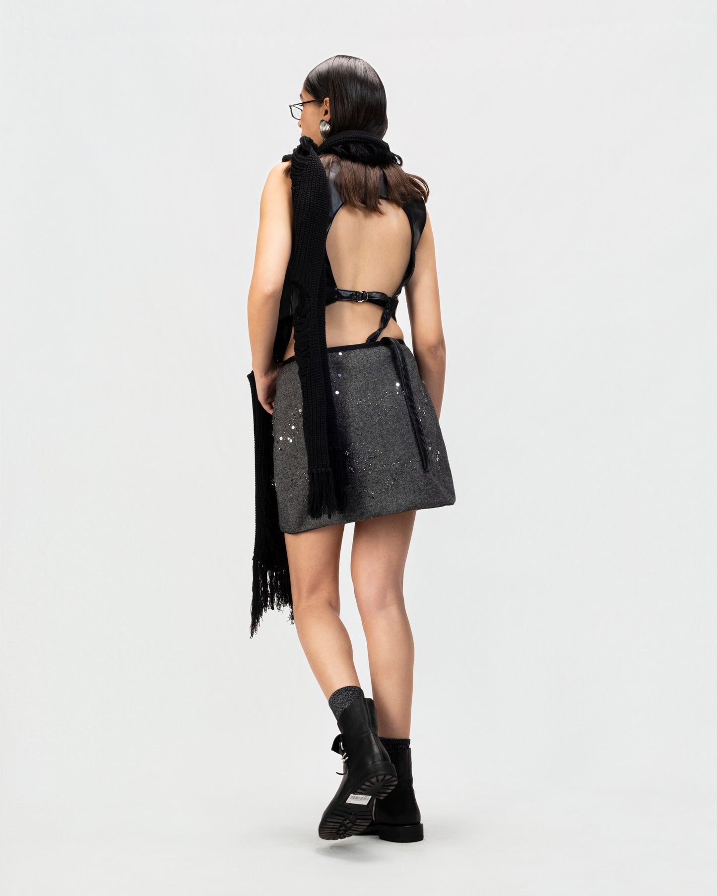 Ashlight Sequin Mini Skirt