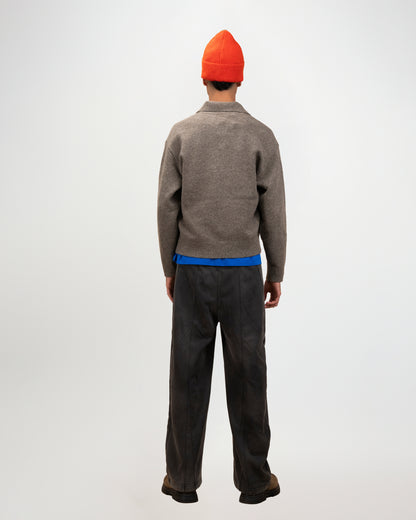 Offset Collar Pullover