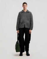Quiet Zip Knit — Gray
