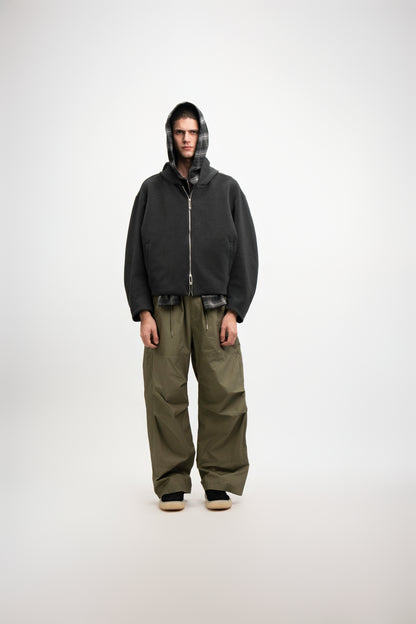 Wrap Hood Zip Hoodie