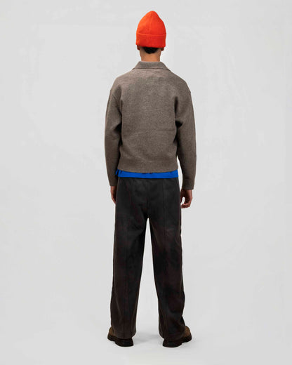 Offset Collar Pullover