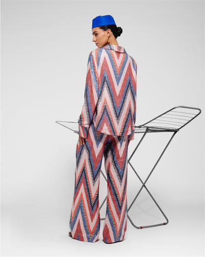 Chevron Wide-Legs