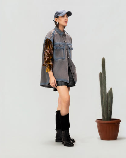 Midnight Faux Leather Shorts