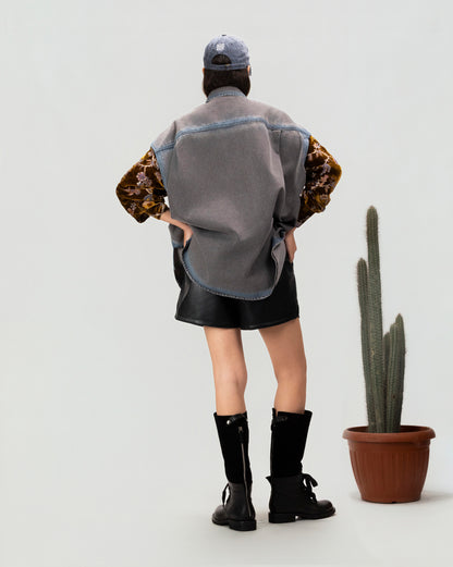 Rivet Panel Overshirt