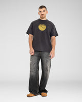 Faded Smile Tee — Black