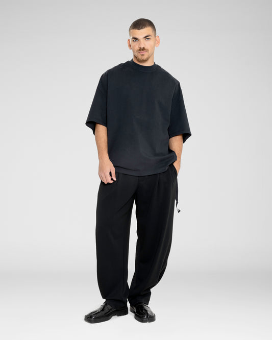 Heavyweight Mock Neck Tee