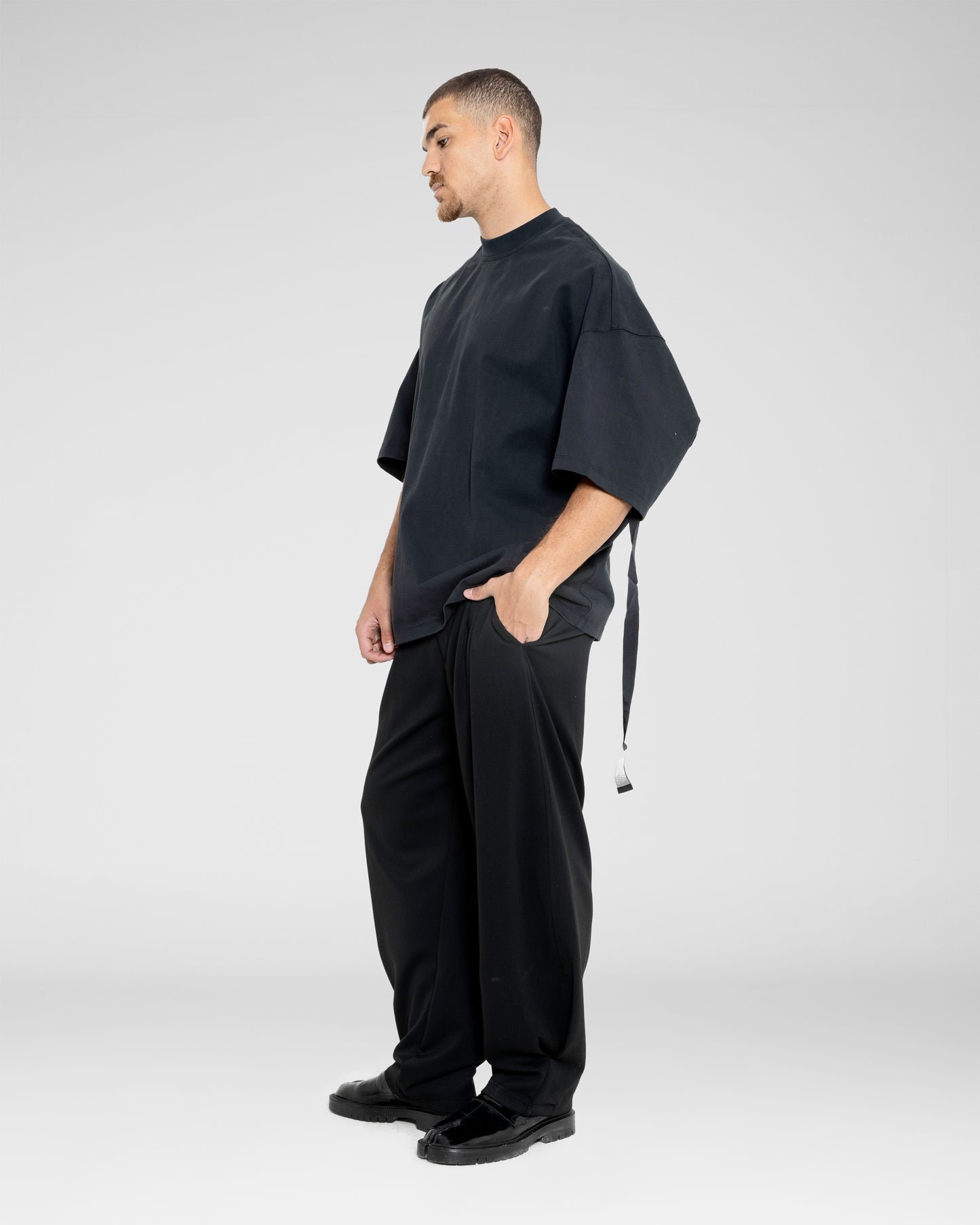 Heavyweight Mock Neck Tee