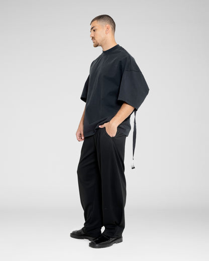 Heavyweight Mock Neck Tee