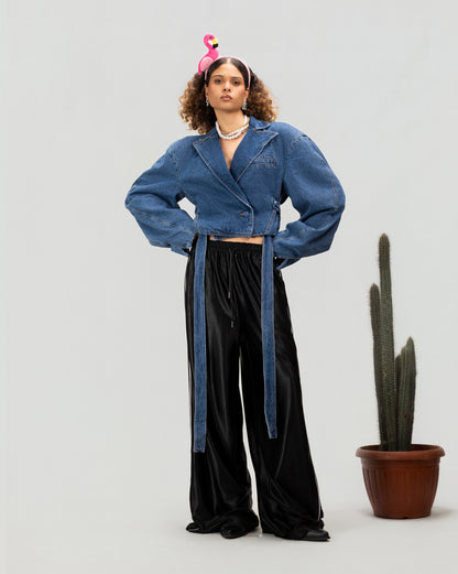 Wrapline Denim Jacket