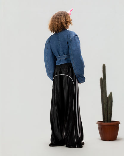 Wrapline Denim Jacket