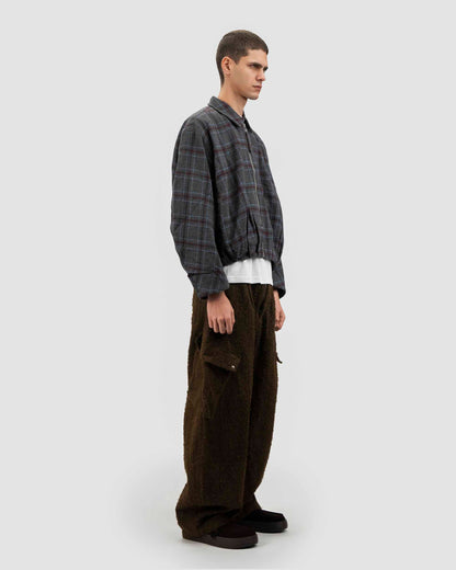 Plaid Field Zip Jacket