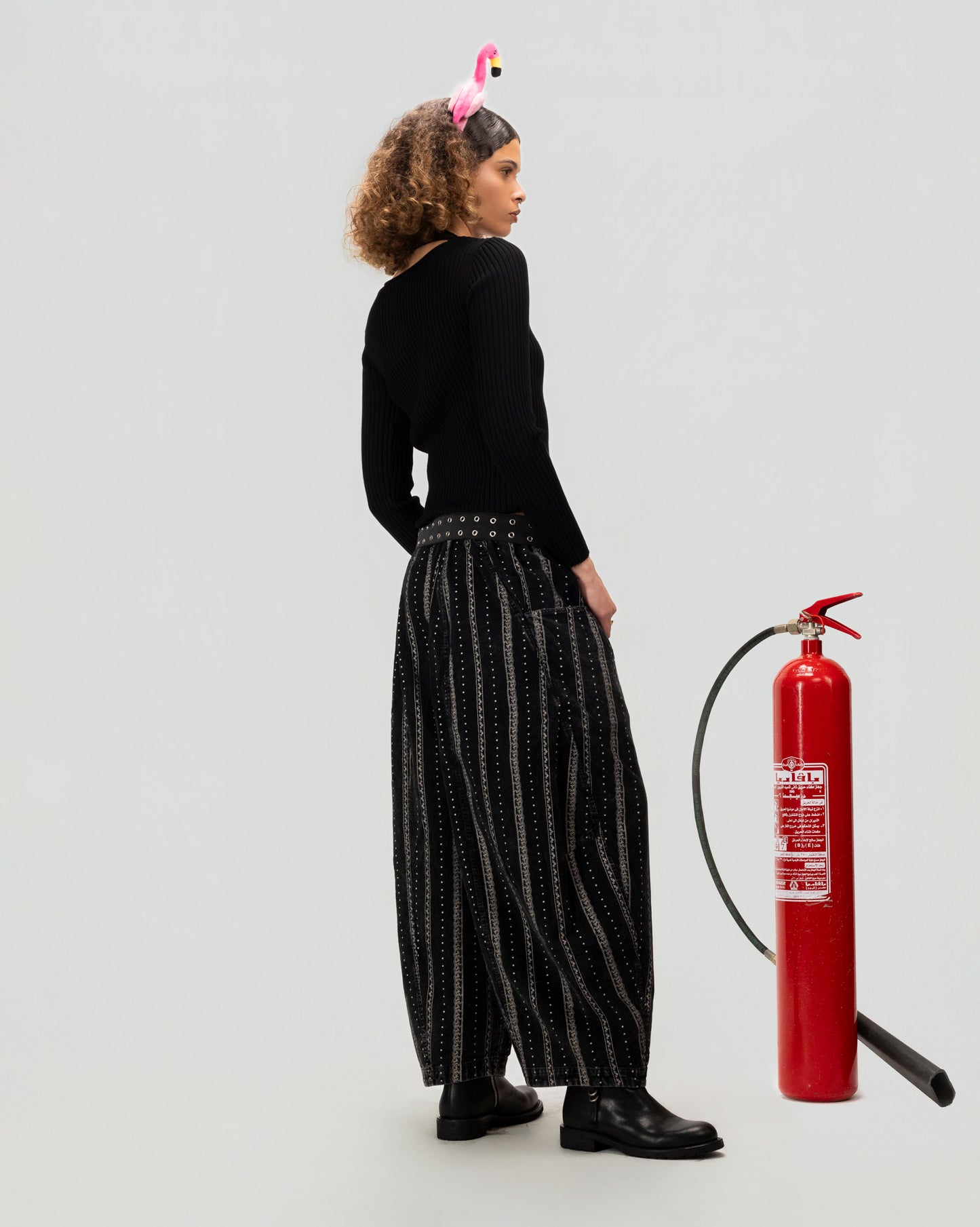 Nightstripe Barrel Pant