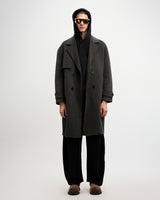 Outfield Hooded Coat — Dark Gray