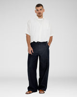 Crisp Flow Overshirt — White
