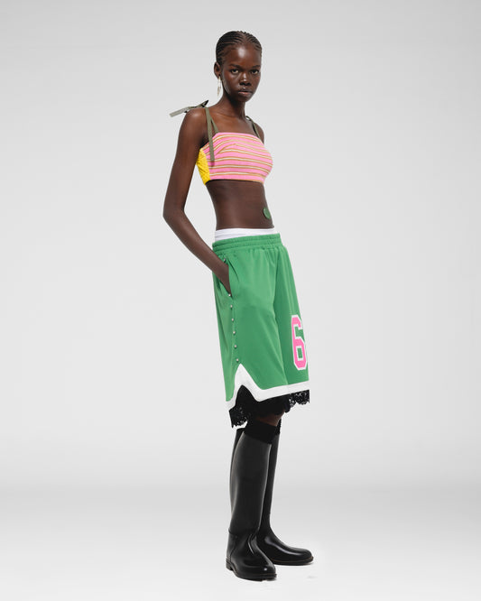 Dual Stripe Terry Top